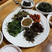 [울릉도 맛집] 홍합밥과 나물이 기가 막힌 곳 “보배식당”