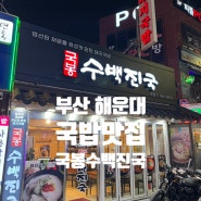 부산 해운대국밥맛집 '국봉수백진국' 진국이네 이거