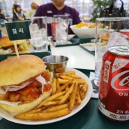 일산역 맛집 수제버거 전문 "코너스톤 카페 앤 버거"