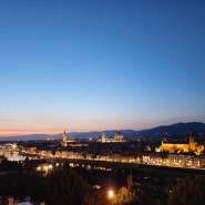 이탈리아 여행 피렌체 감성: 일몰 야경 명소 미켈란젤로 언덕