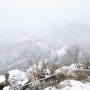 [등산]눈오는 날 북한산 입산통제로 서대문 안산 봉수대 설산 눈꽃 산행