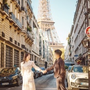 [신혼여행-프랑스] 파리 스냅사진 30분 L'Howea 꽃집에서 커플 촬영 후기