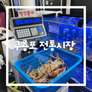 [포항 여행] 구룡포시장 대게, 과메기 포장 찐 내돈내산 후기(이정민수산, 수다남)