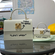 신세계 강남점 오프화이트 가방 실물모형 3d 프린팅 제작사례