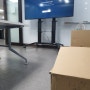 스탠드설치 엔산TTL600 TV설치 이동형 사무실