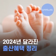 지원 확대로 달라진 2024년 출산혜택 총정리