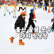 울산 꿀잼 문수 야외 빙상장 스케이트 썰매장 겨울 아이랑 가볼 만한 곳