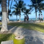 베트남 나트랑 해변 산책하며 코코넛 쥬스 마시기
