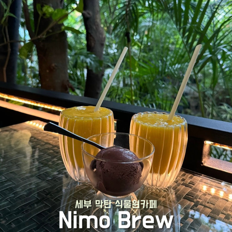 [세부여행7편] 막탄 식물원 느낌의 푸릇푸릇한 야외카페 Nimo Brew(니모브루) +니모브루밤 : 네이버 블로그