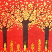 황금꽃 나무 :: 행운을 부르는 나무 그림