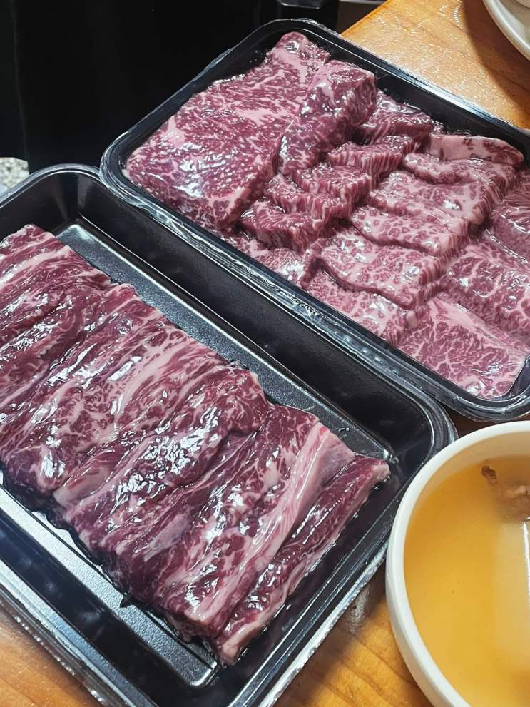 [서울/마장] 마장동 정육식당 추천 : 살살 녹는 1++ 한우부터 된장찌개, 냉면까지 모든 것이 완벽했던 '한우마을'🤤💛 ...