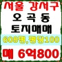 서울 강서구 오곡동 토지매매
