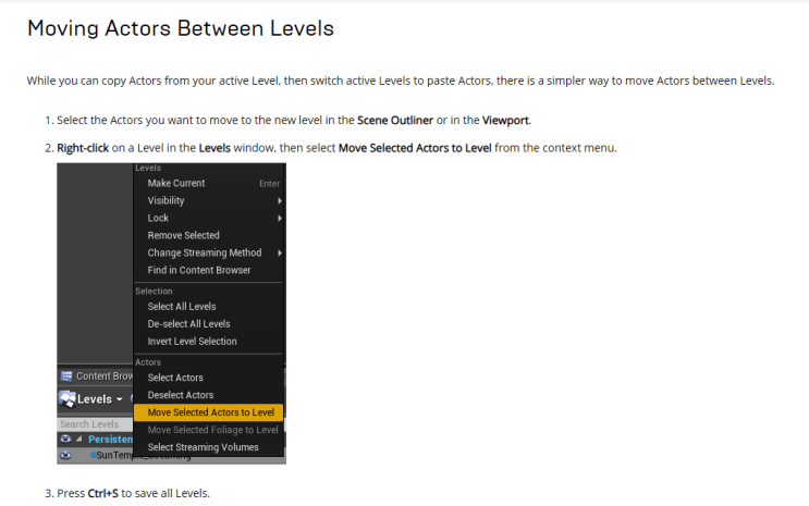 [Unreal Engine5] how to move actor current to another level. : 네이버 블로그