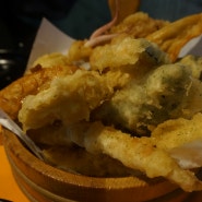 [연희동] '홍대삭 연희동점' 왕큰 모듬튀김과 떡볶이가 맛있는 분식집