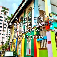 싱가포르 리틀인디아 맛집 및 거리 구경 (Little India)