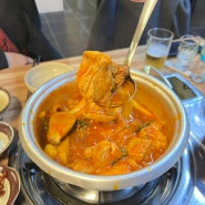 [강남계집] 서울 강남구청, 진한 국물 맵칼한 닭도리탕 닭꼬치 맛집