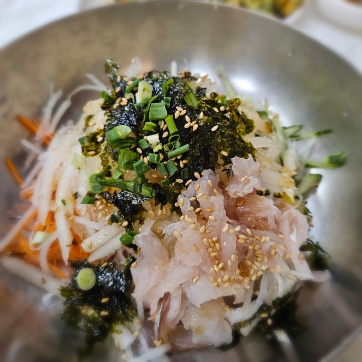 서면물회맛집 40년 전통 동해물회 물 없는 물회가 꿀맛이에요. : 네이버 블로그