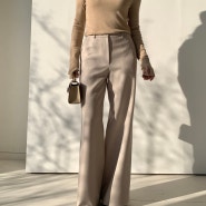 PREVIEW - Panza wide trousers (wool blended)