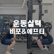 구디PT 운동/인바디 비포에프터입니다 [PT수업기록]