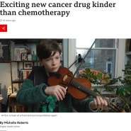 [English News] 5. Exciting new cancer drug kinder than chemotherapy