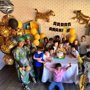 에미레이트 파크 주 Emirates Park Zoo 동물원에서 생일파티