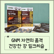 GNM 자연의 품격 건강한 간 밀크씨슬 3달 복용 후기