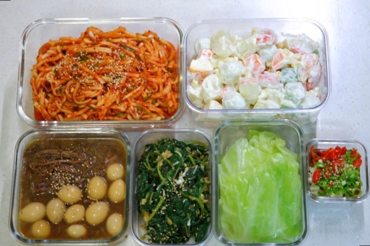 일주일 반찬만들기 밑반찬 레시피 집밥 반찬메뉴 : 네이버 블로그