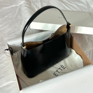 리뷰, ETTE [애테] 벌 쇼퍼백 블랙 (BER SHOPPER BAG _ PATENT BLACK)