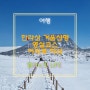 [여행] 한라산겨울산행 영실코스 설경 병풍바위 윗세오름대피소 어리목 하산길