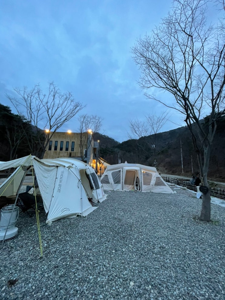 #17_1 우리가족 첫 동계캠핑 /전북 정읍 일곱식구캠핑장/ 별...