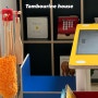 Tambourine house) button table, tiny chair, book bin / 탬버린하우스 버튼테이블, 타이니체어, 북빈