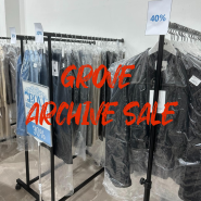 그로브 아카이브 세일 솔직후기 / 그로브 스토어 성수동 세일 / GROVE ARCHIVE SALE