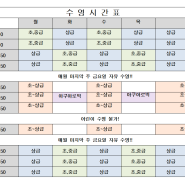 [공지] 2024 정왕동 헬로우짐 시간표 안내