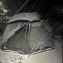 눈 내리는 용화산휴양림에서의 동계캠핑, 305번 데크