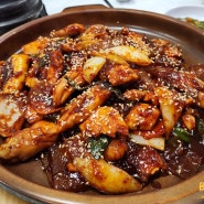 진주 닭 요리 맛집 (해송돌판닭찜, 화원삼계탕)