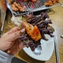 엘리시안강촌 스키장 근처 닭갈비 맛집 옛터숯불닭갈비(숯불 닭갈비, 도토리수제비 맛집)