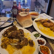 쿠웨이트 맛집 ep.5 구글 리뷰 사람많은 중동전통음식점