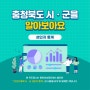 도표로 보는 2023 충북 시･군별 성인지 통계(보육, 교육)