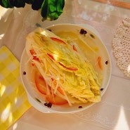 배추물김치 담그는법 시원하고 맛있는 배추백김치 국물김치 담그는법