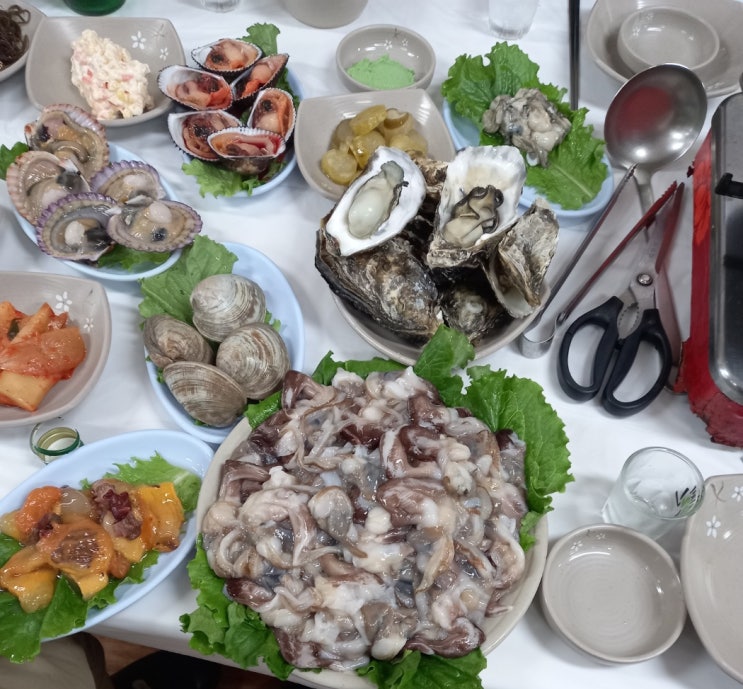 남당항 새조개 가격 축제 맛집 왕언니회수산 방문 후기~ : 네이버 블로그