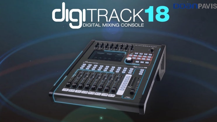 Studiomaster Digitrack 18 Digital Mixing Console 스튜디오마스터 디지트랙 18 디지털 믹싱 ...