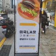 강남역 맛집 가성비와 맛 둘다 잡은 크라이치즈 버거