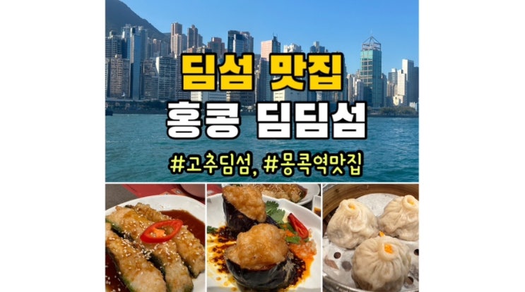 [홍콩] 홍콩맛집/ 딤섬맛집 “딤딤섬 몽콕점” (고추딤섬, 가지딤섬, 크리스피창펀) : 네이버 블로그