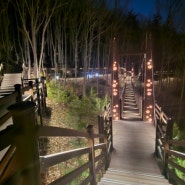 대구 월광수변공원 월광소원달 야간산행