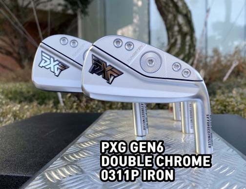 Set De Fers PXG 0311 XP Gen6 Chrome 6-PW + GW + SW - KBS Max 65 Regular - Pour Gaucher