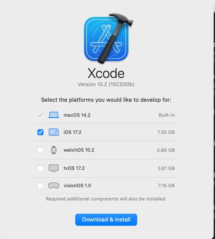 [MAC] XCode 14 .3.1->15.2 업그레이트 OS Sonoma로 올려야가능 : 네이버 블로그