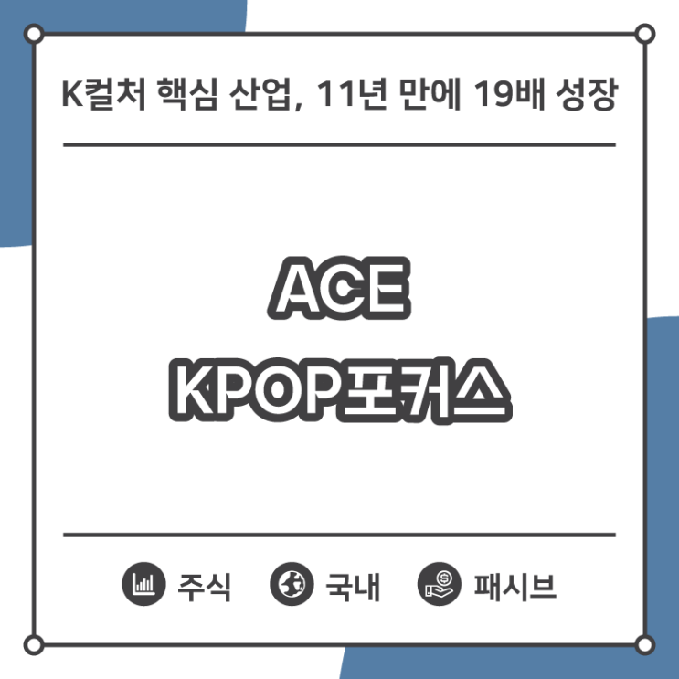 ACE KPOP포커스 (종목코드 475050) : 네이버 블로그