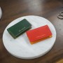 간단한 가죽 카드 지갑 만들기 - half fold