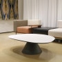 비정형소파테이블,거실테이블 - 쉘모양의 롤로테이블(Lollo sofa table)