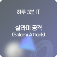 [하루 3분 IT] 살라미 공격(Salami Attack)